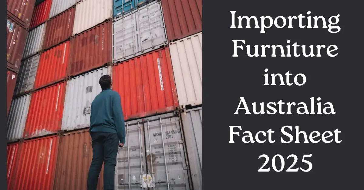 SUREN SOURCING BANNER-Importing Furniture into Australia Fact Sheet 2025